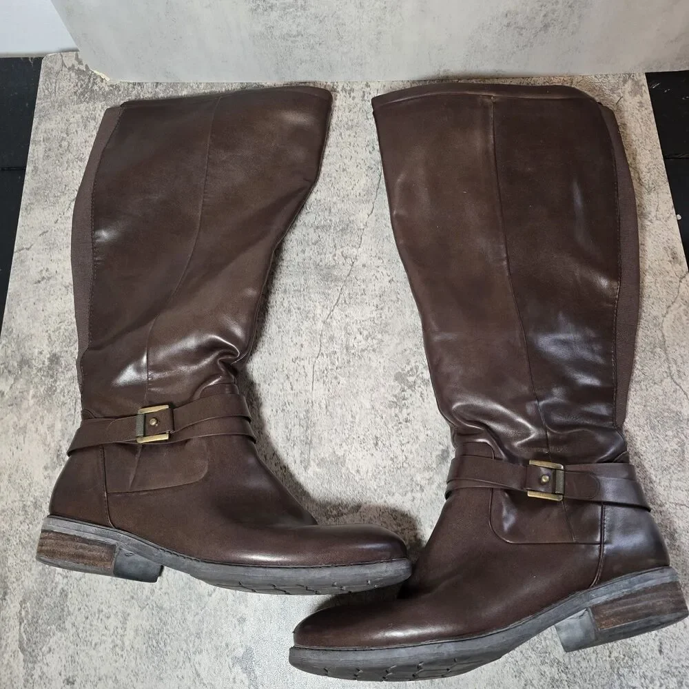 Baretraps Autumn Riding Boots Yvonna - Dark Brown Size 8.5M